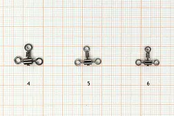 Вертлюжок цилиндрический на три направления