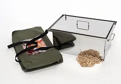 Коптильня 45х30х25 см с гидрозатвором, из нержавеющей стали 1.5 мм