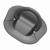 Рым-полукольцо (среднее)