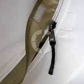 Палатка зимняя куб Следопыт Premium 1.8х1.8 м, 3 слоя, цв. олива/белый