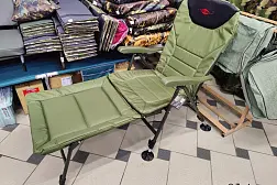 Кресло карповое Mifine 55071 c подставкой для ног