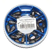 Набор грузил Cargo "Пуля с трубочкой" 2.0-5.0 г