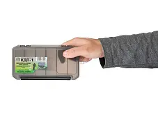 Коробка для приманок КДП-1 дымка (190*100*30)