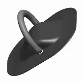 Рым-полукольцо (среднее)