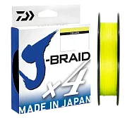 Шнур плетеный Daiwa J-Braid X4 135 m yellow