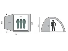 Кемпинговая палатка BTrace BIRDLAND