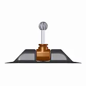 Уключина поворотная для лодок ПВХ (овал)