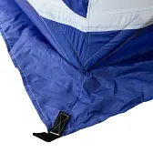 Палатка зимняя куб Следопыт 1.75х1.75 м, h-1.75 м, 3 слоя, цв. синий/белый