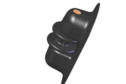 Ролик якорный для лодки ПВХ (овал)