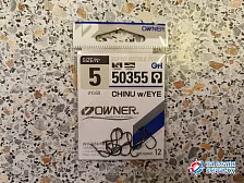 Крючки OWNER 50355 Chinu w/Eye