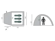 Кемпинговая палатка BTrace DOME 4