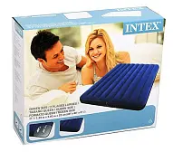 Надувной матрас Intex Downy 152x203x25 см