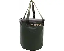 Ведро Митек с крышкой 30х30 см (хаки)