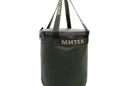 Ведро Митек с крышкой 30х30 см (хаки)