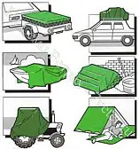 Тент "Intarp 120" 4х5 м (тарпаулин)