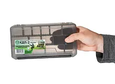 Коробка для приманок КДП-2 дымка (230*115*35)