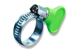 Хомут червячный для газовых шлангов (с барашком)