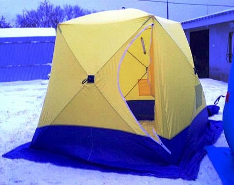 Палатка для зимней рыбалки СТЭК КУБ-3