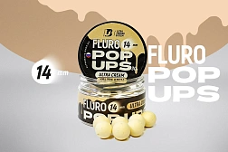 Бойлы насадочные плавающие Ultrabaits "Fluro Pop Ups" 14 мм, 30 г