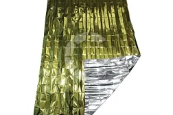 Термоодеяло Следопыт 160х210 см, серебро/золото