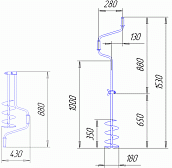 Ледобур Тонар 180 мм двуручный (Барнаул)