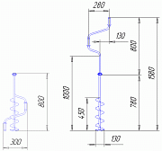 Ледобур Тонар 130 мм двуручный (Барнаул)