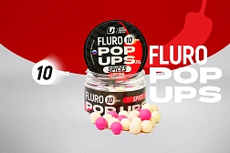 Бойлы насадочные плавающие Ultrabaits "Fluro Pop Ups" 10 мм, 30 г