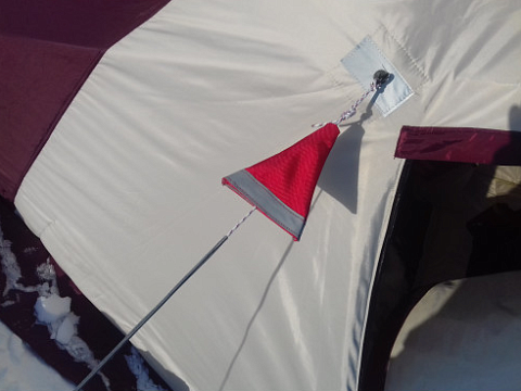 Безопасные оттяжки для зимней палатки (Терникс)