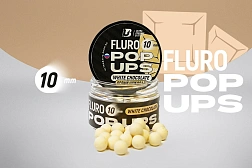 Бойлы насадочные плавающие Ultrabaits "Fluro Pop Ups" 10 мм, 30 г