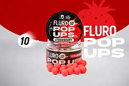 Бойлы насадочные плавающие Ultrabaits "Fluro Pop Ups" 10 мм, 30 г