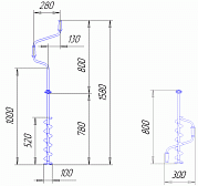 Ледобур Тонар 100 мм двуручный (Барнаул)