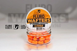 Дамбелсы насадочные нейтральные Ultrabaits "Fluro Wafters" Dumbells 10х14 мм, 30 г
