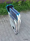 Кресло складное Mifine 55016 со столиком (AL) Кресло складное Mifine 55016 со столиком (AL)