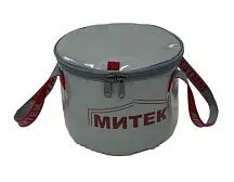 Ведро Митек с крышкой 40х20 см (серое) Ведро Митек с крышкой 40х20 см (серое)