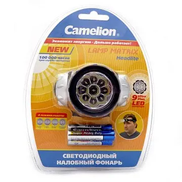 Фонарь налобный Camelion LED5317-9Mx